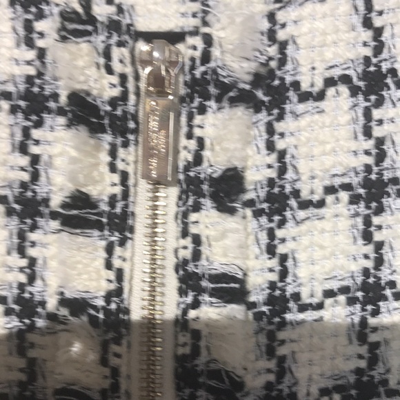 Karl Lagerfeld zippered tweed jacket - siz… - Picture 3 of 11